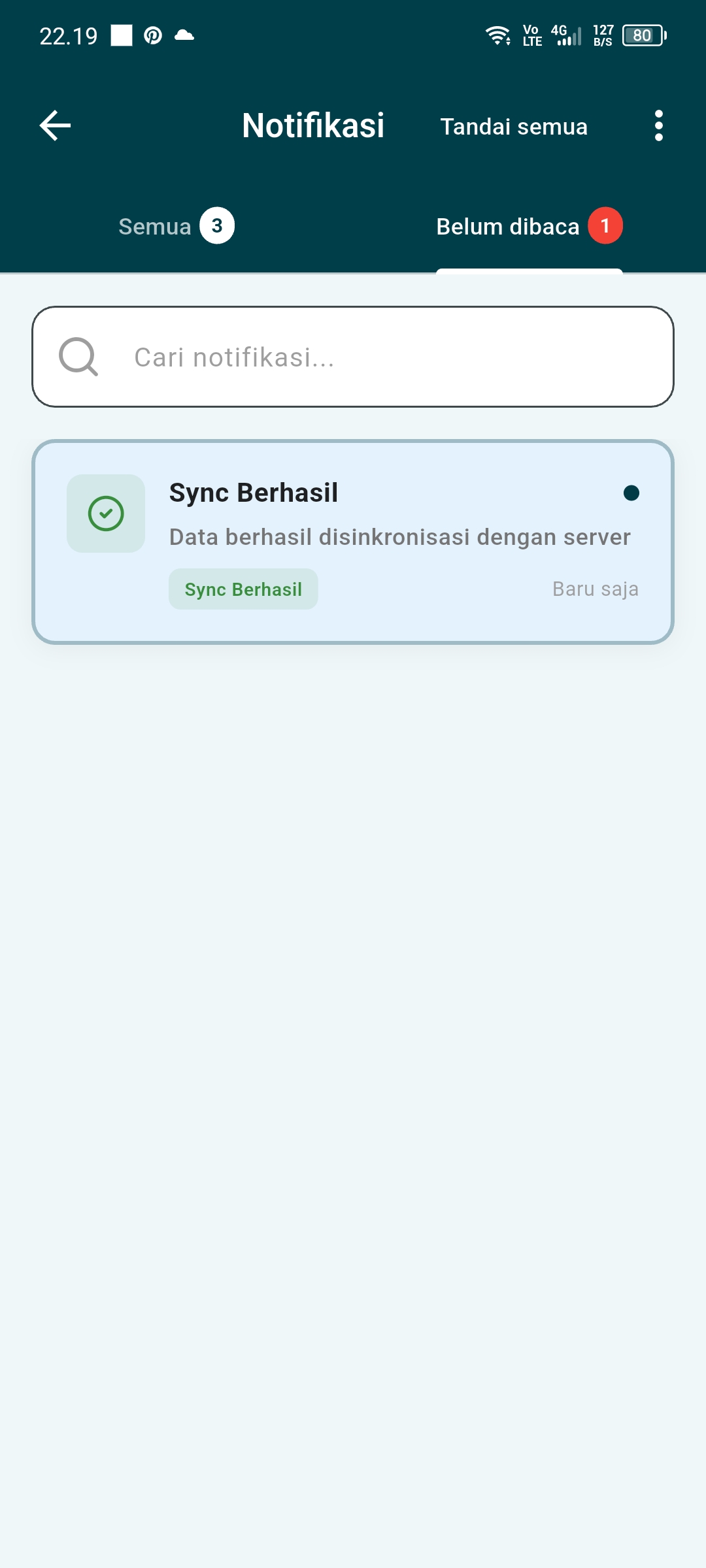 Sync Success